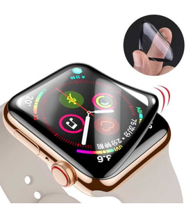 Apple Watch 38mm Full Ekran Nano Saat Koruyucu (Siyah)