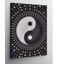 Kanvas Tablo Ying Yang  Denge
