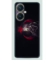 Vivo Y27 Kılıf Desenli Silikon Kurt ve Ay Yıldız 1403