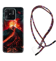 Xiaomi Redmi Note 7 8 9 Pro 10 2022 10 Pro 10S Kılıf Boyun Asklı Rasta Silikon Yanardağ 1611