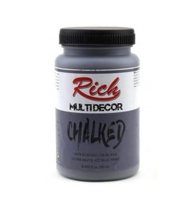 Rich Multi Decor Chalked Akrilik Boya 250 cc. 4576 İS SİYAHI 