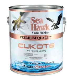 Sea Hawk Cukote Biocide Plus Yumuşak Zehirli Boya 3.785 LT Yeşil