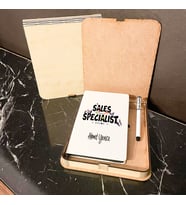 Sales Specialist Ahşap Kutulu Defter Kalem Set