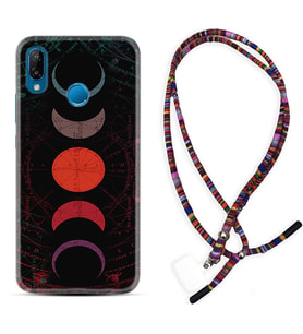 Huawei P20 Lite Mate 10 20 Lite Pro P40 Lite KılıfBoyun Asklı Rasta Silikon Epiclys 1645