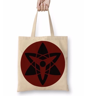 Mangekyou Sharingan Sasuke Bez Çanta Uzun Saplı