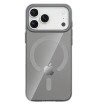 Mey İthalat® iPhone 17 Pro PC Blank Magsafe Kapak - Natural Grey