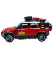 Model Araçlar - Metal Sesli Off-Road Araba 22 cm - Kırmızı - 1 ADET