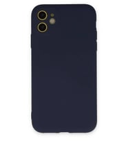 Durukar® iPhone 11 Kılıf Nano içi Kadife Silikon - Lacivert
