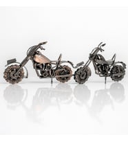 Metal Bilyeli Motor  Dekoratif Masaüstü Model – 28 cm (Karışık)