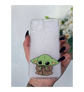 Iphone 13 Uyumlu Baskılı Şeffaf Silikon Kılıf