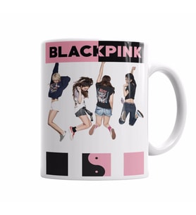 BLACK PINK  Kupa Bardak Porselen
