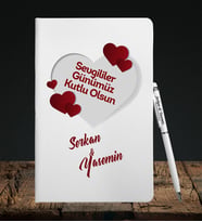 Sevgililer Gününe Özel Defter Kalem Seti 5