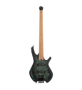 Cort SPACE4SDG Headless 4 Telli Bas Gitar - Star Dust Green (Profesyonel)  Space Serisi Hafif Gövde, Özel Köprü Sistemi, Aktif EQ ve Göz Alıcı Kristal Bitiş