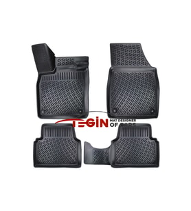Volkswagen ID.3 ( Elektrikli ) 3D Havuzlu Paspas 2022 Siyah