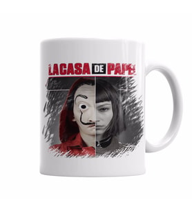La  Casa  De  Papel Kupa Bardak Porselen