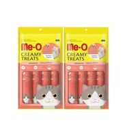 Me-O Kremalı Somonlu Kedi Sıvı Ödül Maması 15 Gr x 4'lü 2 Adet