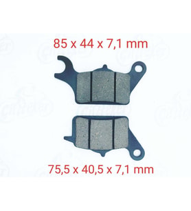 Honda Ön Fren Disk Balatası Sfa708 İth Dio 110 Suzuki Uk 110 Address (17-..) Yamaha Tricity 125 (14-