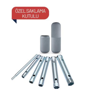 ModaCar 8mm-17mm Kovan Tork Anahtar Kutulu Set