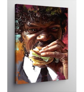 Kanvas Tablo Pulp Fiction Jules Winnfield