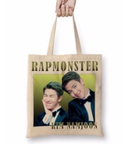 Namjoon Rapmonster Bez Çanta Uzun Saplı