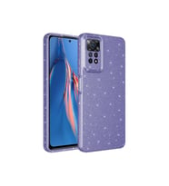 Xiaomi Redmi Note 12 Pro 4G Uyumlu Kılıf Kamera Korumalı Simli Lüks Zore Koton Kapak