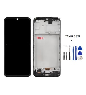 Tkgz - Samsung Galaxy M30S - SM-M307 Uyumlu Lcd Ekran Dokunmatik Servis ÇITALI + TAMİR SETİ
