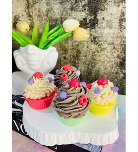 DOĞAL CUPCAKE SABUN/ NATURAL CUPCAKE SOAP (çikolatalı)