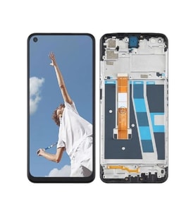 Oppo A52 Ekran Dokunmatik Çıtalı (Siyah)
