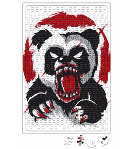 Tehlikeli Panda Puzzle 240 Parça Yapboz