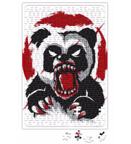 Tehlikeli Panda Puzzle 240 Parça Yapboz