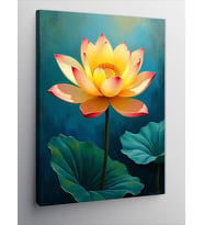 Kanvas Tablo Lotus Çiçeği