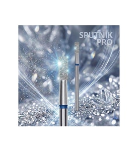 Elmas Silindir Freze Mavi Çap 2,5mm