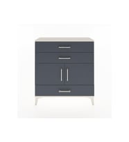 Arges Şifonyer 2 Raflı 3 Çekmeceli 2 Kapaklı 88x30x96 Aytaşı-Antrasit
