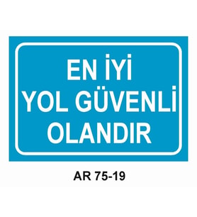 İŞ GÜVENLİĞİ UYARI LEVHASI 1 ADET PVC 21 X 29CM