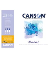 CANSON MONTVAL 18X25 SULU BOYA DEFTERİ 300 GR 12YP