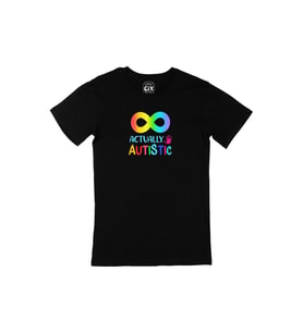 Autistic Otizm Siyah Tişört