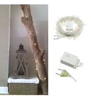100 Ledli 8 Fonksiyonlu 10 Metre Led Aydınlatma Dekor Lambası (beyaz) (4767)