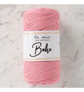 La Mia Boho Pembe Büküm Makrome İpi - L046 - 33989