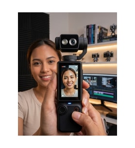 Kompakt 4K Vlog Kamera 2.0 IPS Ekran Otomatik Odaklama ve Stereo Ses Kayıtlı