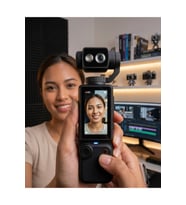 Kompakt 4K Vlog Kamera 2.0 IPS Ekran Otomatik Odaklama ve Stereo Ses Kayıtlı