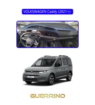 VOLKSWAGEN Caddy (2021+) TORPİDO KORUMA HALISI MAVİ KENAR