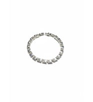 Rodyum Zirkon Taşlı Pirinç Cm Bileklik 17+2 Cm - Kbl0433