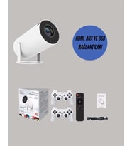 Kablosuz 4K Projeksiyon – Wi‑Fi 6 & Bluetooth 5.0 ile Oyun ve Uygulama Merkezli Yeni Nesil