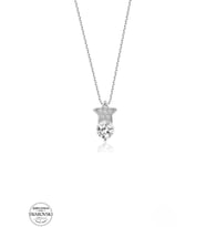 SWAROVSKİ TAŞLI  ZİRCONİA YILDIZ 925 AYAR GÜMÜŞ KOLYE