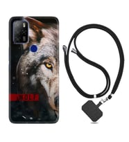 Omix X300 X500 X400 X600 X700 Kılıf Boyun Askılı Silikon Wolf Eyes 1758
