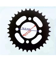 REGAL ARKA DİŞLİ 530-32T İÇ 63,50 mm 4 DELİKLİ
