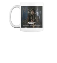 Kudur Yazılı Ve İsim Yazılan Beyaz Kupa Bardak