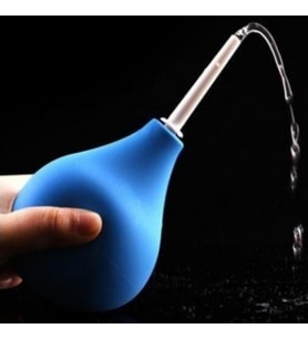 Pretty Love Double Douche Temizlik Kaliteli Anüs Temizleme Pompası Mavi
