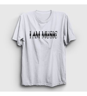 Presmono Unisex Beyaz I Am Music Playboi Carti T-Shirt 521793tt (Beyaz)