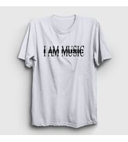 Presmono Unisex Beyaz I Am Music Playboi Carti T-Shirt 521793tt (Beyaz)
